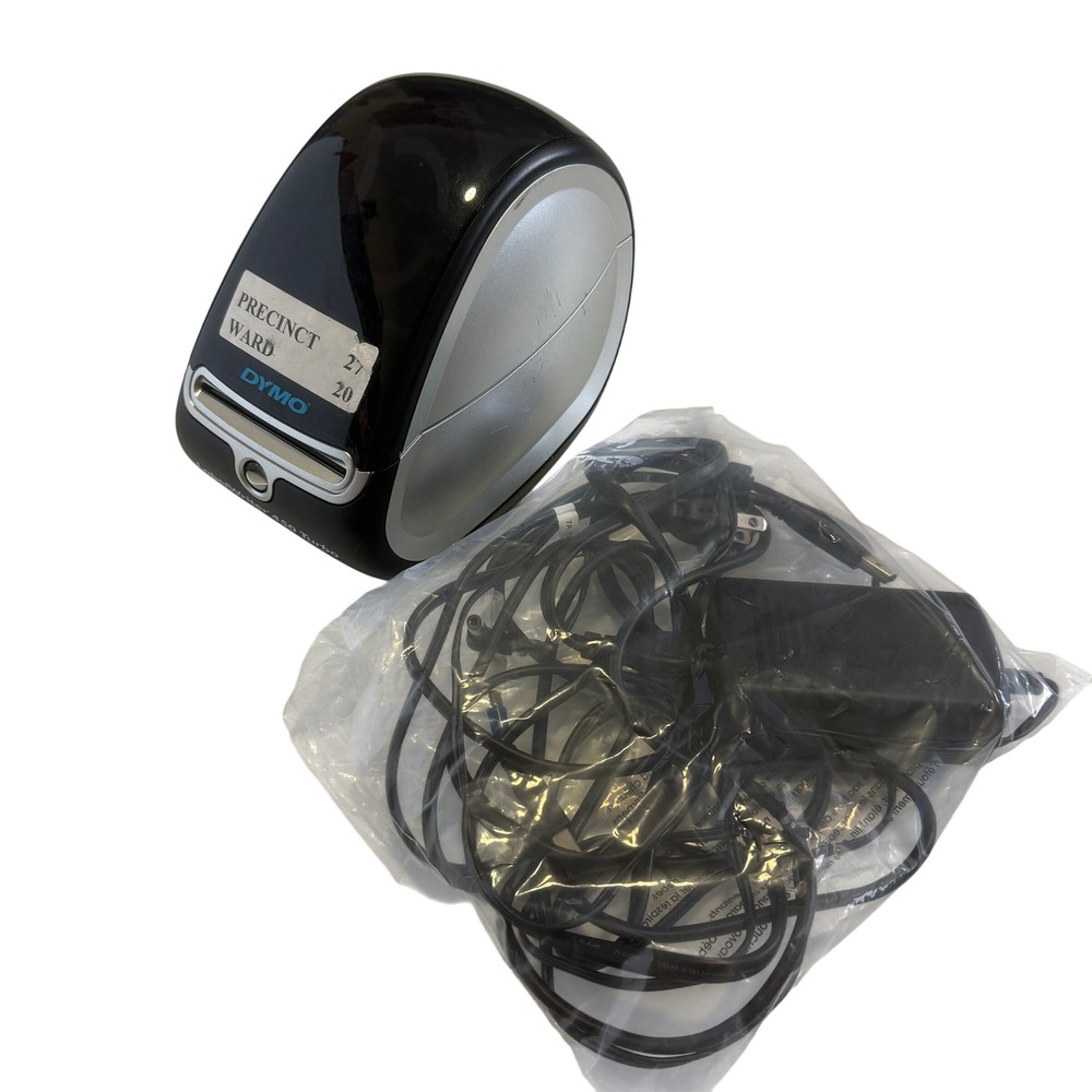 Dymo LabelWriter 450 Turbo Thermal Label Printer Model 1750283 Black Silver